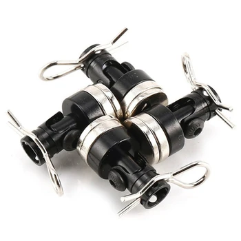 

Metal Magnetic Car Shell Invisible Car Shell Column Free Hole Black Car Shell Model Accessories + Clip For Rc Drift Car Hsp