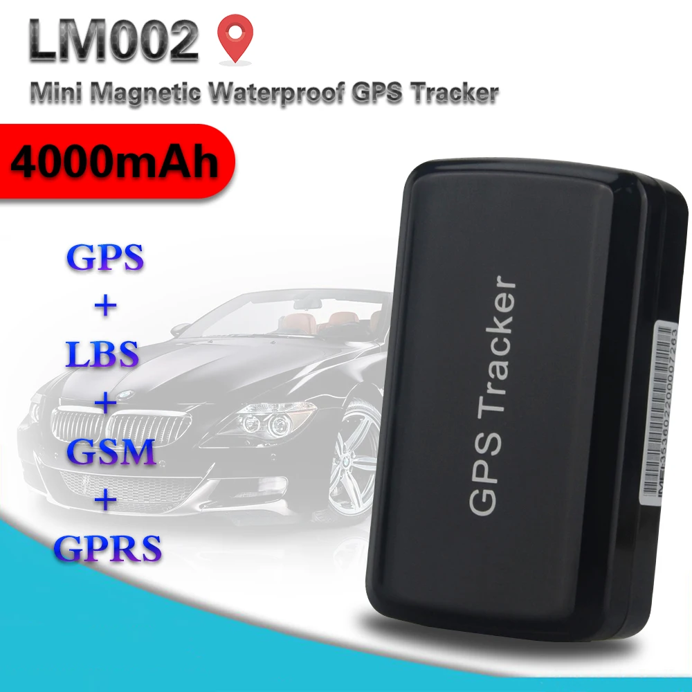 Beste Mini GPS Auto Tracker LM002 GPS Locator Lange Standby tijd GPS