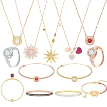 SWA RO, новинка, SUNSHINE LUCKY GODDESS, STAROXYGEN, ожерелье, браслет, оригинальное качество, Ms. Мульти Стиль, поп романтическое ювелирное изделие