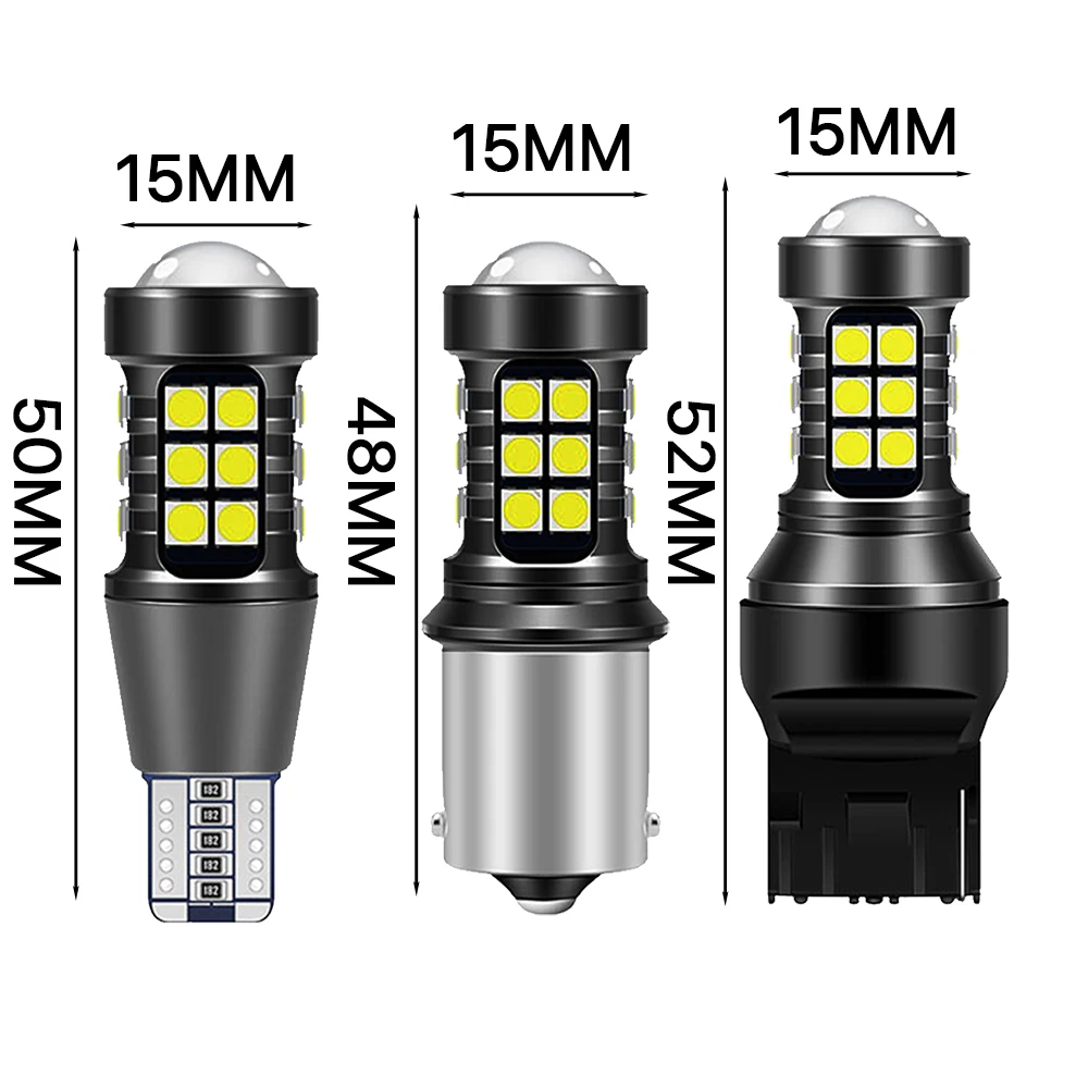 ڵ   , 12V, 1156 P21W BA15S 7440 W21W,   ڵ LED ,  T15 W16W 3030 ȣ , 2 