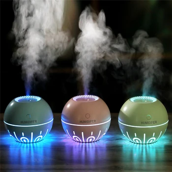 

DEKAXI Mini USB Rechargeable Humidifier Portable Ultrasonic Essential Oil Aroma Diffuser Car Mist Maker Humidifier Night Light