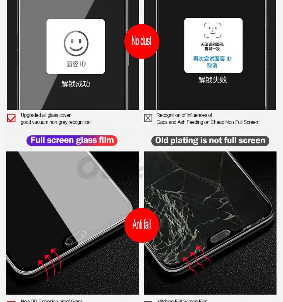 3 шт. закаленное стекло для huawei P30 P20 P10 mate 20 Lite P20 Pro Защитное стекло для экрана для huawei P Smart Honor 8x10 Lite стекло