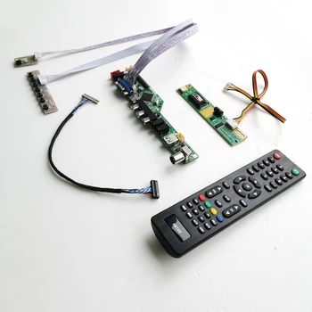 

For LP121X04-B2P2/C2K2 Inverter+Remote+keyboard LCD display panel T.V56 drive card board HDMI VGA AV USB RF 1CCFL LVDS 20Pin Kit