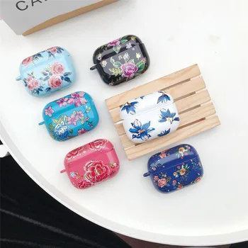 

3D Flower Fruit Earphone Case For Airpods Pro Case Silicone Marble Luxury Headphone/Earpods Cover For Apple Air pods Pro 3 Case