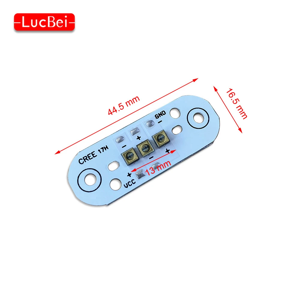 USB Power Module For 275nm UVC Lamp 8mm Flashlight Circuit Board UV Disinfection Equipment LED Deep Violet Ultraviolet Lights 3d printer uv led lamp module 60w dc 30v to 50v output stable boost circuit board dc24v input automatic adaptation to load