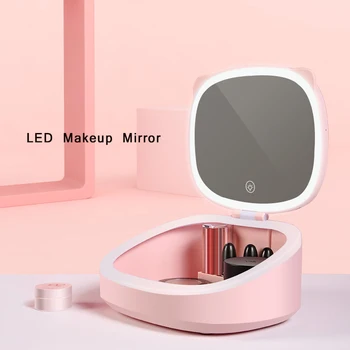 

Makeup Mirror with Led Light Storage Box M141 LED Vanity Mirror Cosmetic Organizer Lighted Led Makeup Mirror Beauty Light
