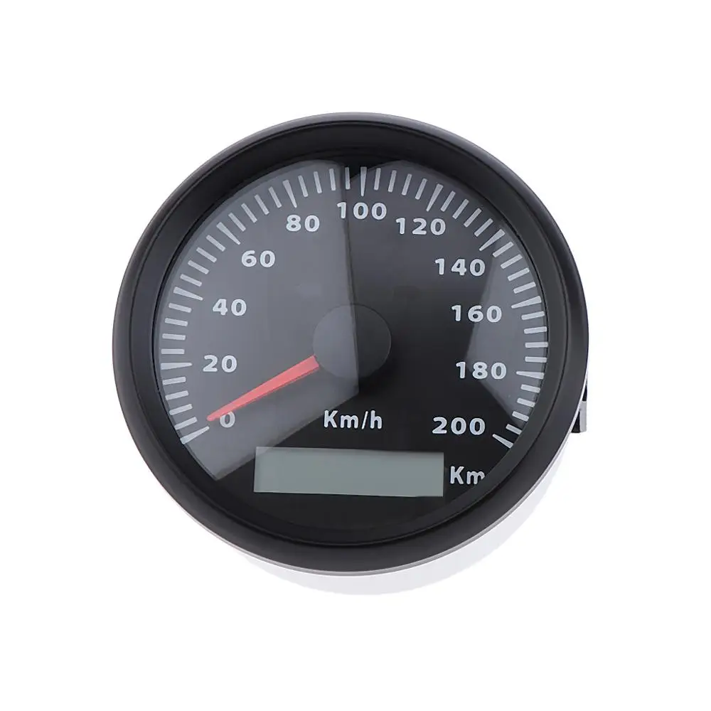 85mm 200 km/h 레트로 오토바이 범용 미니 스테인레스 스틸 기계식 주행 속도계, 매쉬 방수|Instruments ...