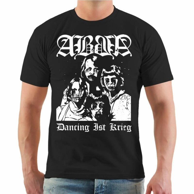 Футболка dancing ist Krieg 666 Black Metal Heavy Thrash Death Label Готический Темный | Мужская одежда