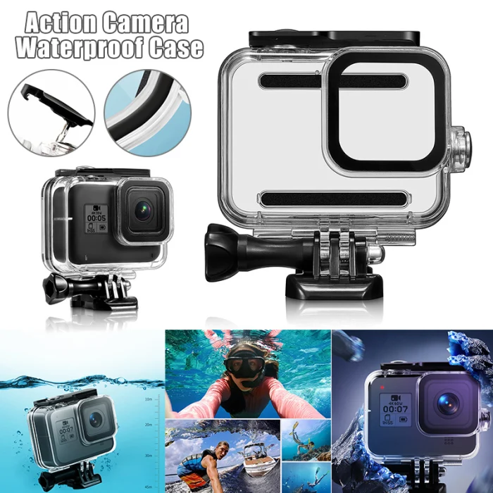 Экшн-камера водонепроницаемый чехол s Дайвинг защитный чехол для Gopro Hero 8