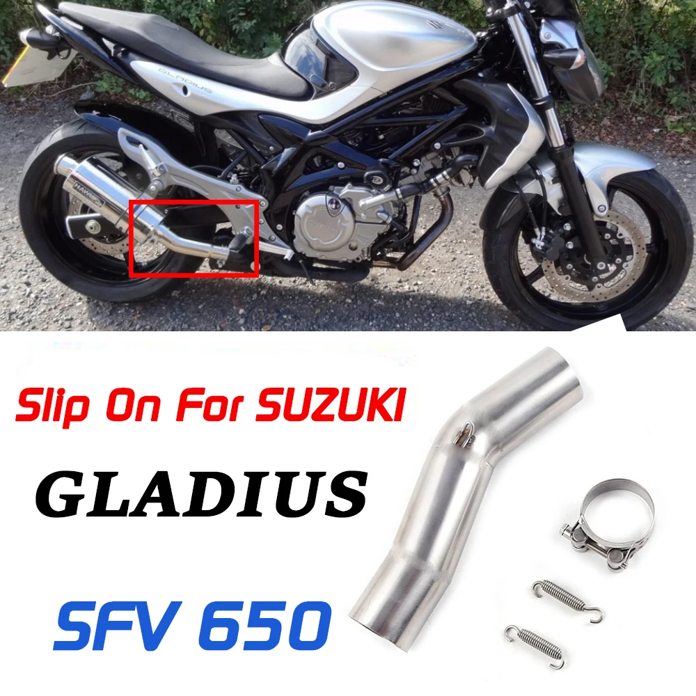 

Выхлопной глушитель для Suzuki SFV650 Gladius 2009-2015, выхлопной трубы SFV 650