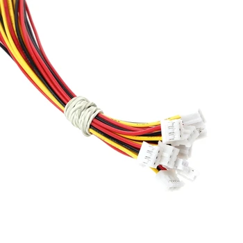 

10 SETS Mini Micro JST 2.0 PH 3-Pin Connector plug with Wires Cables 300MM