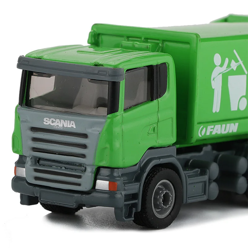 Siku 1: 87 Автопогрузчик из сплава игрушка Мусоровоз грузовик фургон транспортный автомобиль отвод самосвал инженерные автомобили игрушки для детской коллекции