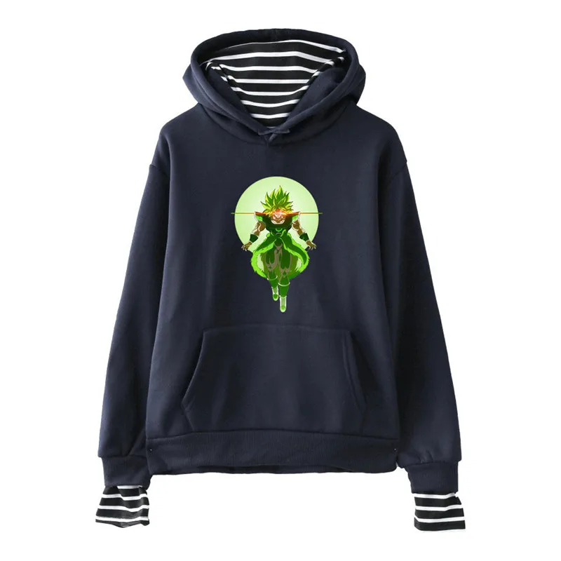 2D DRAGON BALL новая одежда с принтом поддельные две части толстовки Топы Горячая распродажа Осенние женские свитшоты K-pops с капюшоном Harajuku Plus