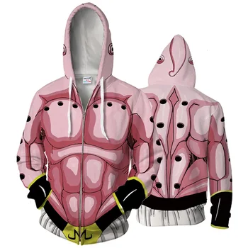 

Dragon Ball Kakarotto Son Goku Hoodies Cosplay men 3D Printed Sweatshirt zip Cardigan Sweater Cartoon hooded sweater Jackets