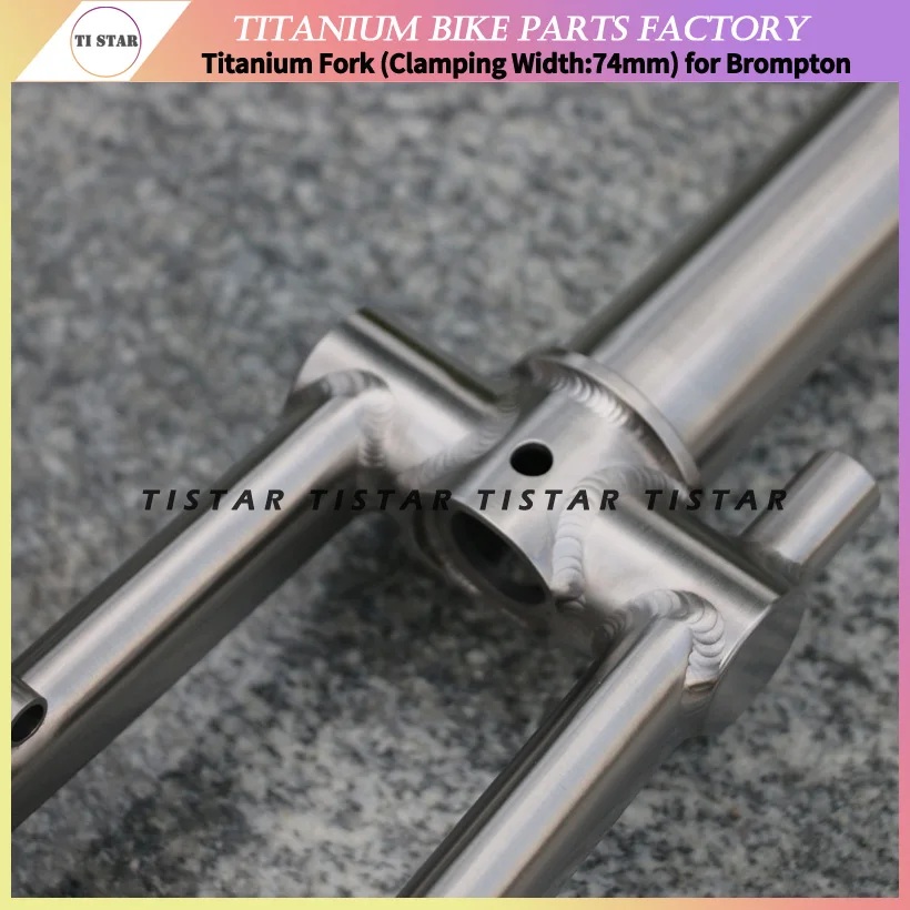 brompton 用 自転車 フロントフォーク グレー 新品 社外品 グレー