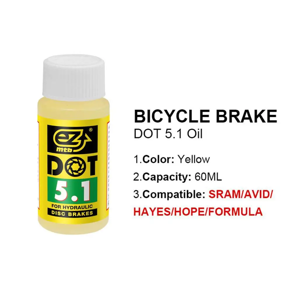 Aceite Mineral para frenos de bicicleta, lubricante para frenos de disco  hidráulico con capacidad suficiente, 60ml, para mantenimiento de bicicletas  Shimano Magura Hy YONGSHENG 9024715903037