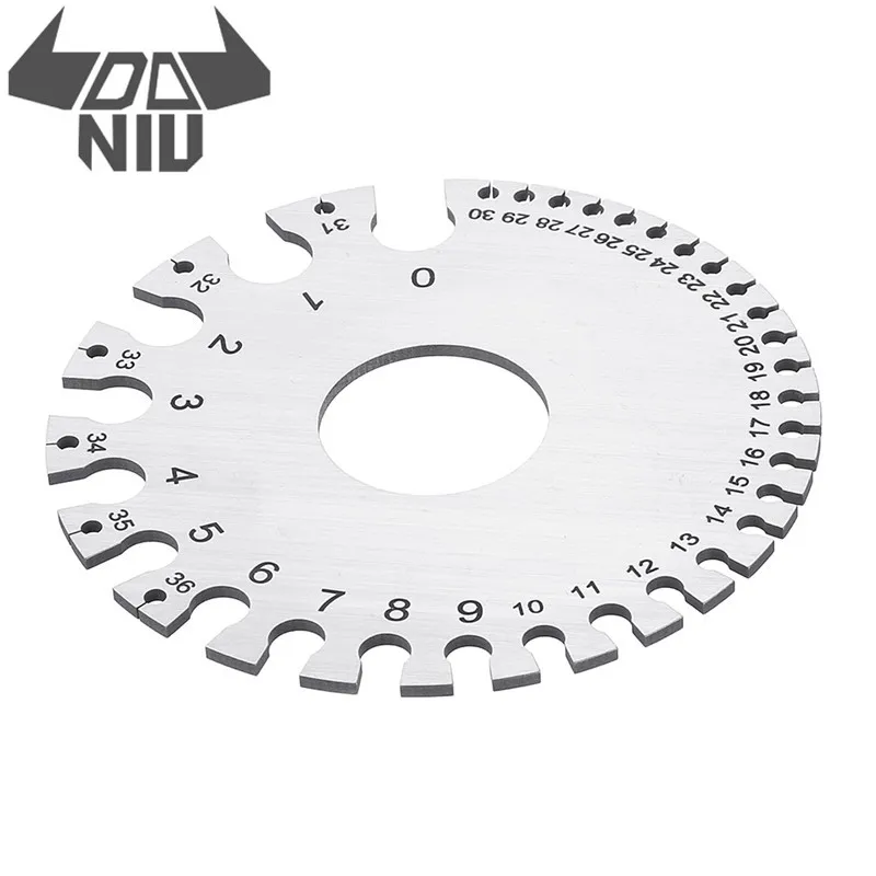 DANIU 0-36 0,007-0,3125 проволока из нержавеющей стали Калибр круглый AWG SWG толщина Измерительный Провод Gage