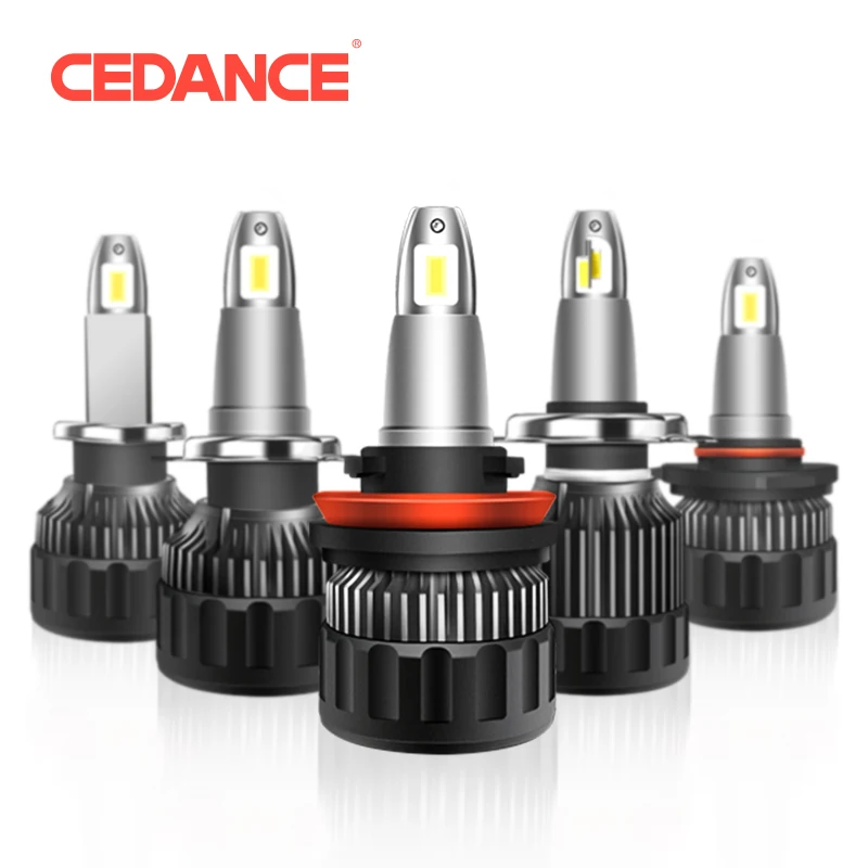 CEDANCE H11 мини яркий светодиодный автомобильный головной светильник H1 HIR2/HB3/HB4 H4 Белый 50 Вт 6000 К автомобильный головной светильник светодиодный автомобильный светильник 12 В