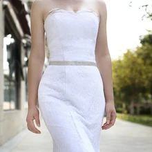 TRiXY S19-2, Кристальный свадебный пояс, стразы, чешские камни, пояс невесты, свадебные аксессуары, пояс для вечернего платья