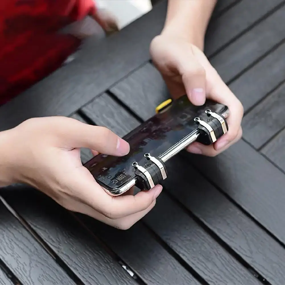 2PCS Mobile Phone Gaming Trigger for PUBG L1R1 Gamepad Shooter Controller Joystick Fire Button for 