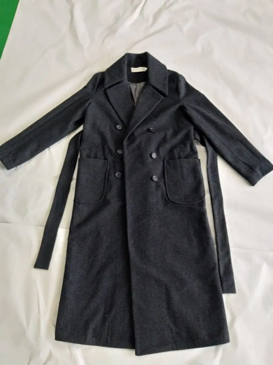 Casaco feminino,, UK, для женщин, плюс размер, осень, зима, Cassic, простое, шерсть, макси, длинное пальто, женский халат, верхняя одежда, manteau femme