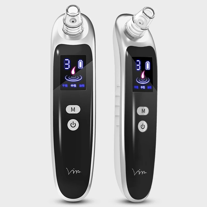 Electric blackhead remover Blackhead Acne Vacuum Cleaner Pore Skin Care Tools Nose Face Deep Cleansing Suction Machine | Красота и