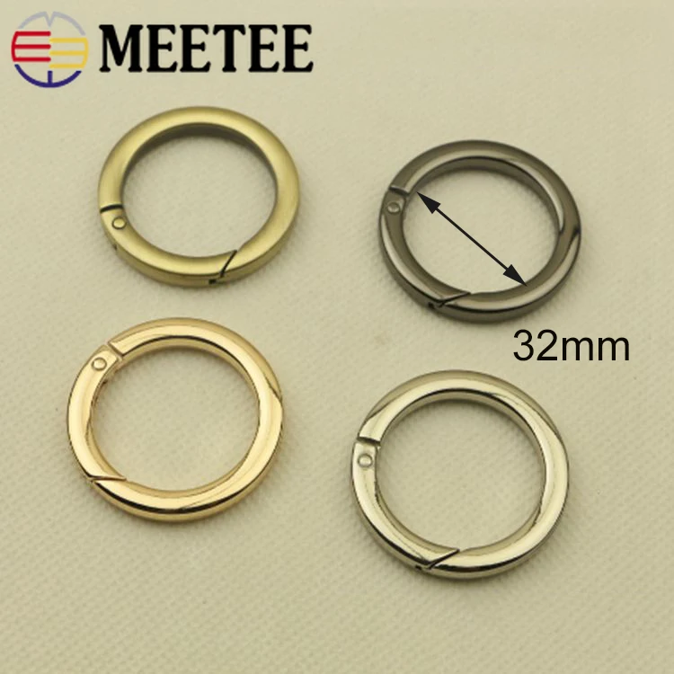 10/30 шт. плоские Пружинные уплотнительные кольца пряжки металлическая застежка
