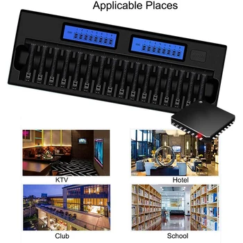 

A+16 Slots LCD Display Smart Battery Charger For AA/AAA 1.2V Ni-MH Ni-Cd Rechargeable Battery