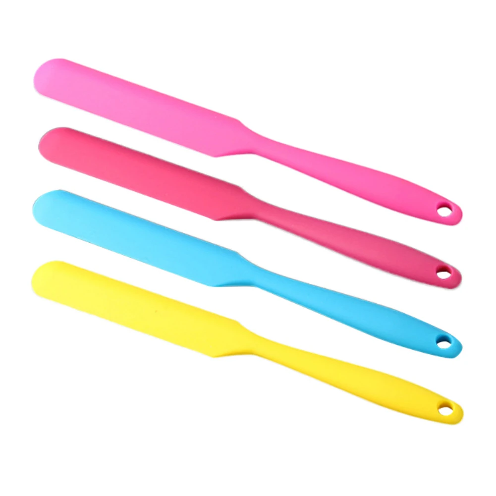 Cake Tools Silicone Cream Butter Cake Spatula Mixing Batter Scraper Brush Butter Mixer Cake Brushes Baking Tool Kitchenware - Цвет: random color