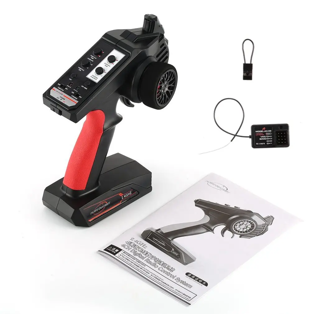 

AUSTAR 2.4 4CH Radio Remote Control RC Transmitter for RC Car Off-road Vehicle Boat RC Truck Model Spare Parts Wide application
