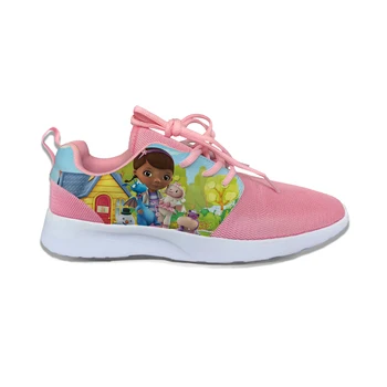 

McStuffins Cartoon Doc Cute Lovely Kids Sport Running Shoes Casual Breathable Lightweight 3D Print Sneakers Boys Children Girl