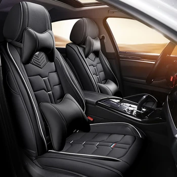 

Full Coverage Eco-leather auto seats covers PU Leather Car Seat Covers for Nissan dualis terrano xtrail murano safari