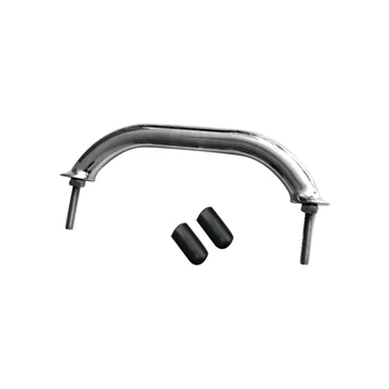 

Stainless Steel Yacht Hardware Marine Durable Rail Replacement Part Boat Grab Handle Door Handrail RV Practical Polished Hatch