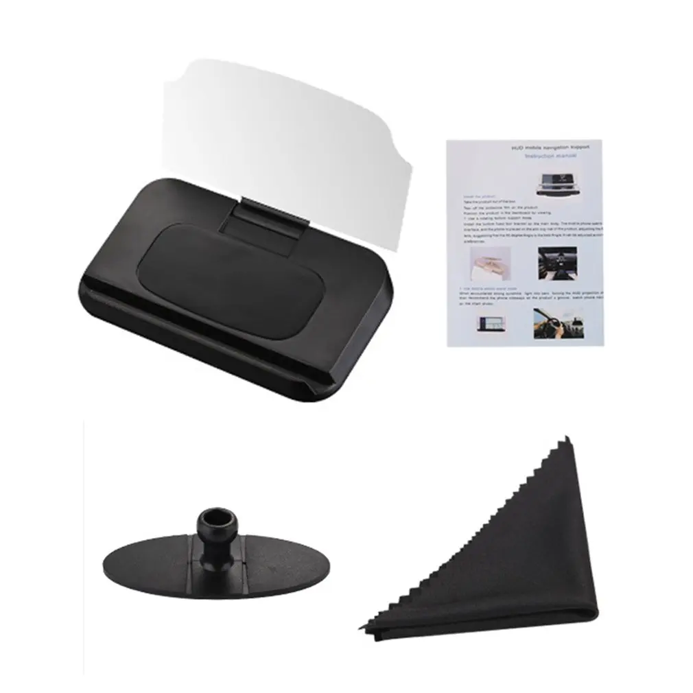 Upgraded Version Qi Wireless Charger Car HUD Head Up Navigation Display Holder Charging Dock With LED Indicator Light | Мобильные