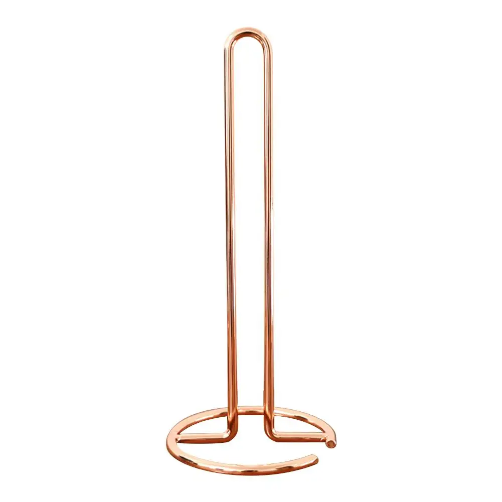 Rose Gold Золотой металлический Железный бумажный держатель для полотенец подставка для ткани Ресторан гостиная многофункциональный держатель для туалетной бумаги настольная подставка для хранения - Цвет: Rose Gold