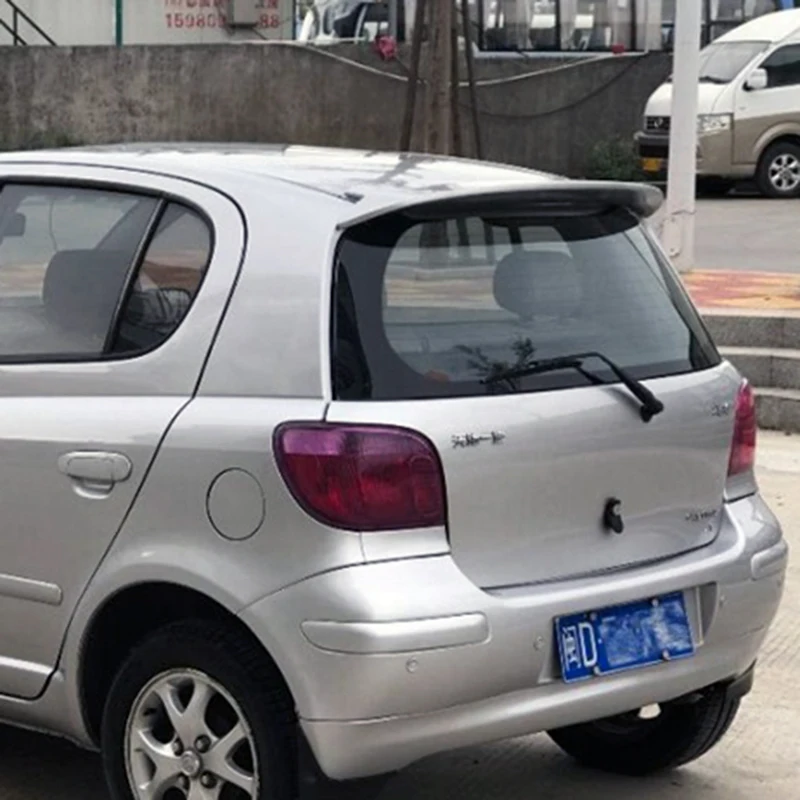 Спойлер заднего крыла из АБС материала для Toyota Vitz 2008 2013 черный или белый