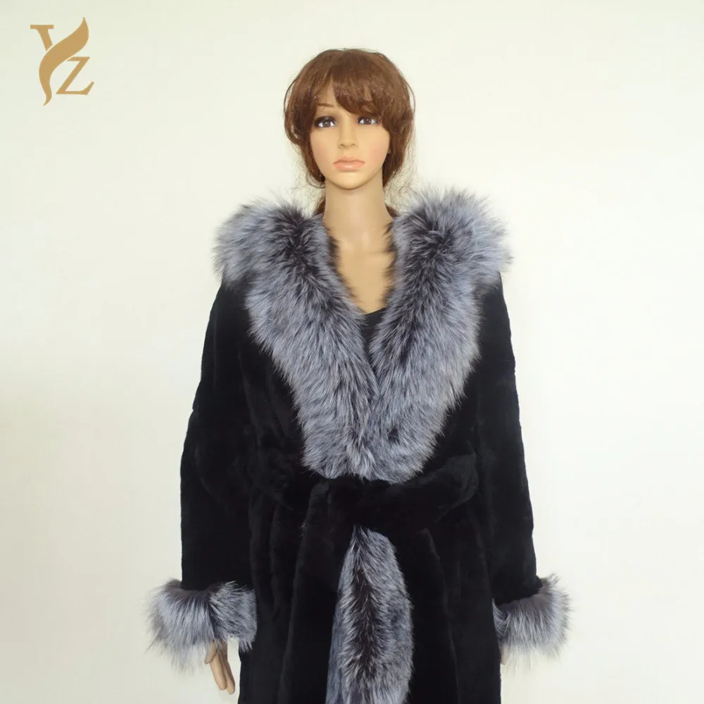 YZ. FURTURE/Модная теплая зимняя куртка из натурального меха кролика рекс высокого качества, новая куртка из натуральной кожи, модная Женская Толстая кофта