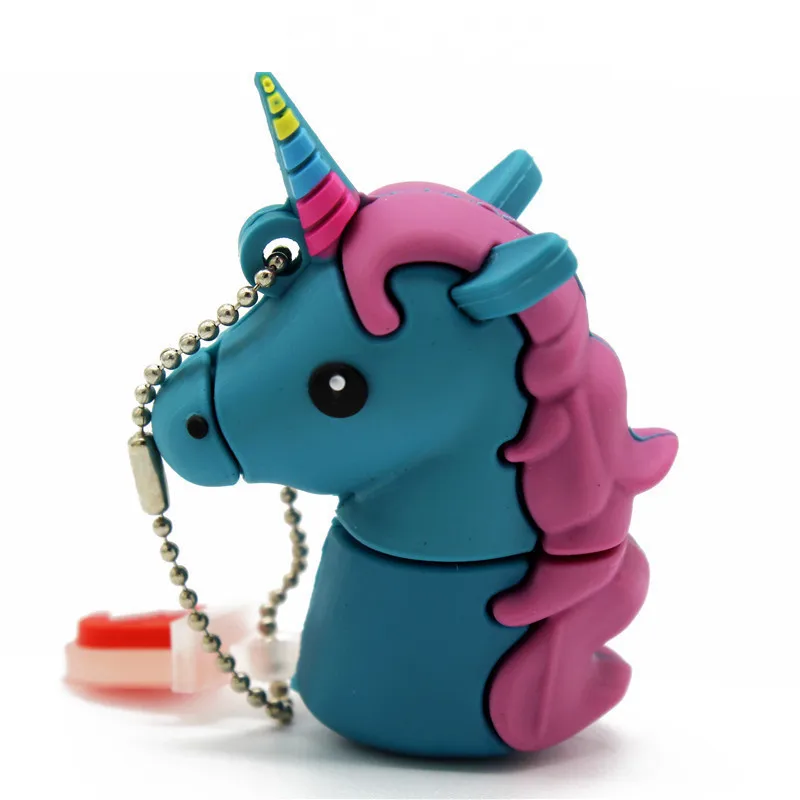 USB флеш накопитель TEXT ME в виде милых мультяшных животных единорог 6 стилей 4 ГБ 8 16 32