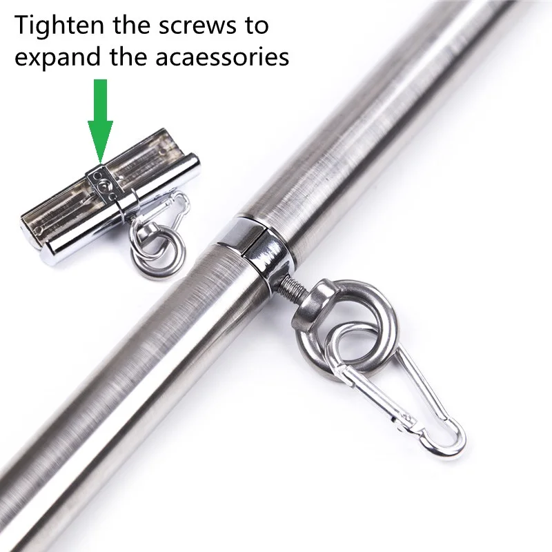 BDSM Bondage Set Stainless Steel Adjustable Spreader Bar Sex Slave Handcuffs Ankle Cuffs Fetish Restraints Sex Toys for Couples 3