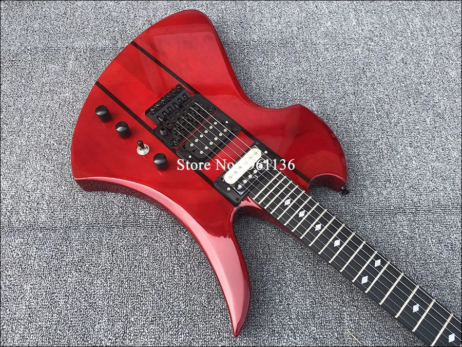 Электрогитара особой формы, Zebra pickup с Floyd rose Bridge