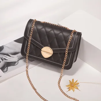 

Summer 2020 new Korean shoulder bag fashion simple fashionable small square bag simple messenger bag