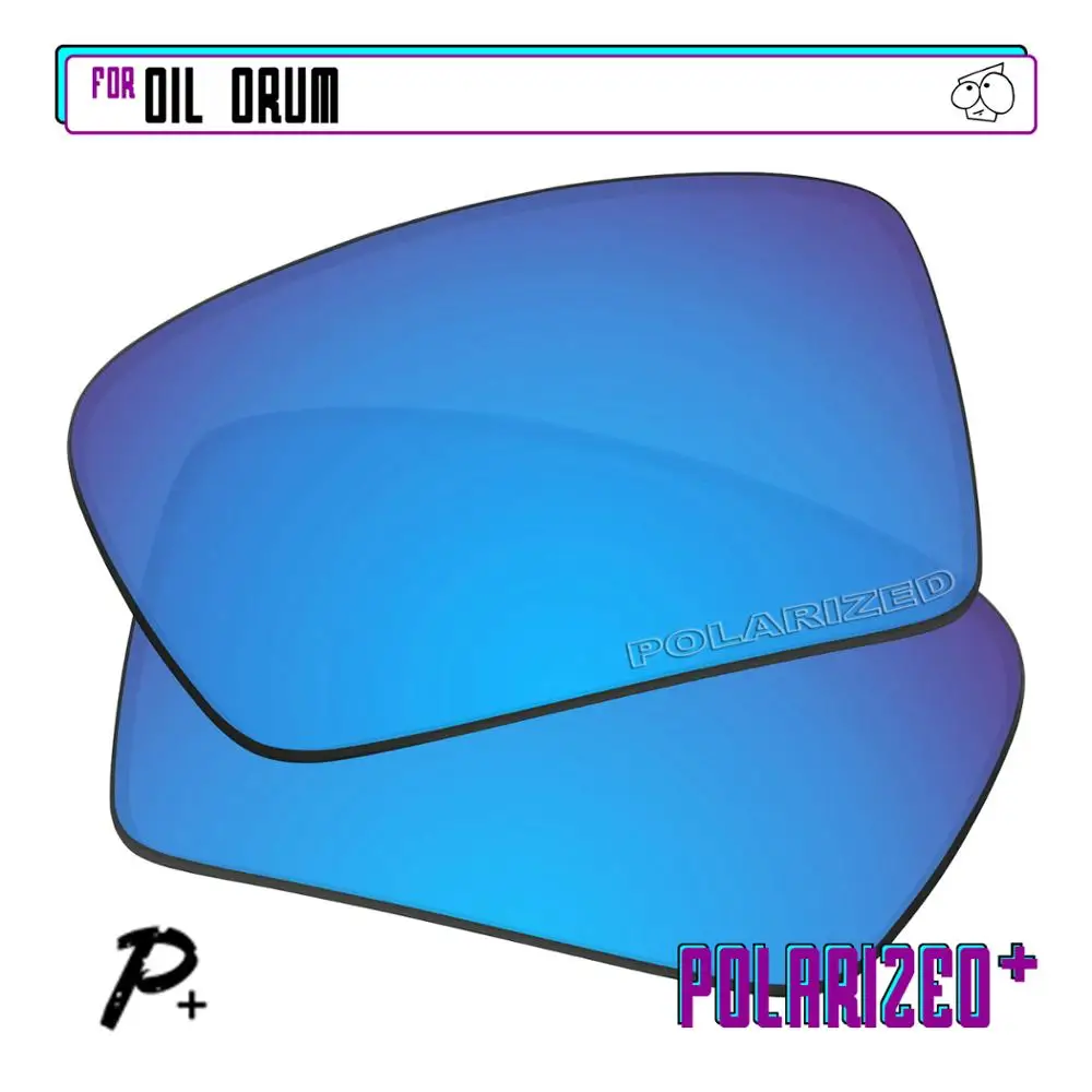 

EZReplace Polarized Replacement Lenses for - Oakley Oil Drum Sunglasses - Blue P Plus