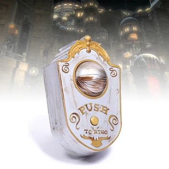 

Novelty Doorbell Halloween Door Decorations Horror Props Creepy Eyes Doorbell Haunted House Escape Home Bar Scary Rotating Eyes