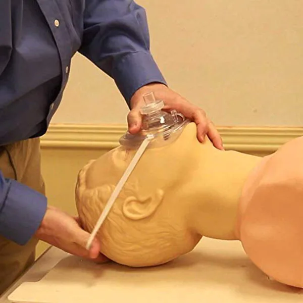 ABLB-Медицинская спасательная маска CPR, карманный реаниматор для взрослых/детей, жесткий чехол с ремешком на запястье