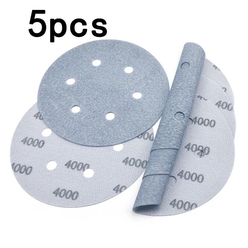 5*Sandpaper 150mm Diameter Sanding Disc Superfine Sandpaper Car Paint Surface Polishing 600/800/1000/1200/2000/3000/4000 Grit 5*Sandpaper 150mm Diameter Sanding Disc Superfine Sandpaper Car Paint Surface Polishing 600/800/1000/1200/2000/3000/4000 Grit