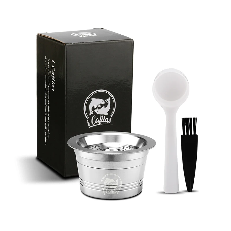 1* кофейная капсула+ 1* щетка+ 1* ложка для TCHIBO cafessimo для ALDI Expressi K-fee19-595-RED-CN-37-0
