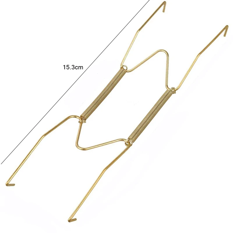 10pcs Wall Display Plate Dish Hangers Holder W Type Invisible Spring Hanging Hook Plates Home Decorating Porch Decor wall mount hooks,self adhesive hooks,multi purpose hooks,adhesive wall hook,wall holder,metal hook,picture hanging hook