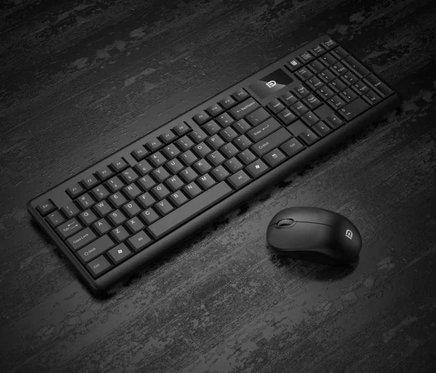

Fuld 1600 Wireless Keyboard And Mouse Set for Home & Office Use Laptop Desktop Smart Television Wireless Mouse And Keyboard