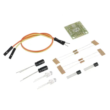 

5MM LED Simple Flash Light Simple Flash Circuit Production Board DIY Kit Set