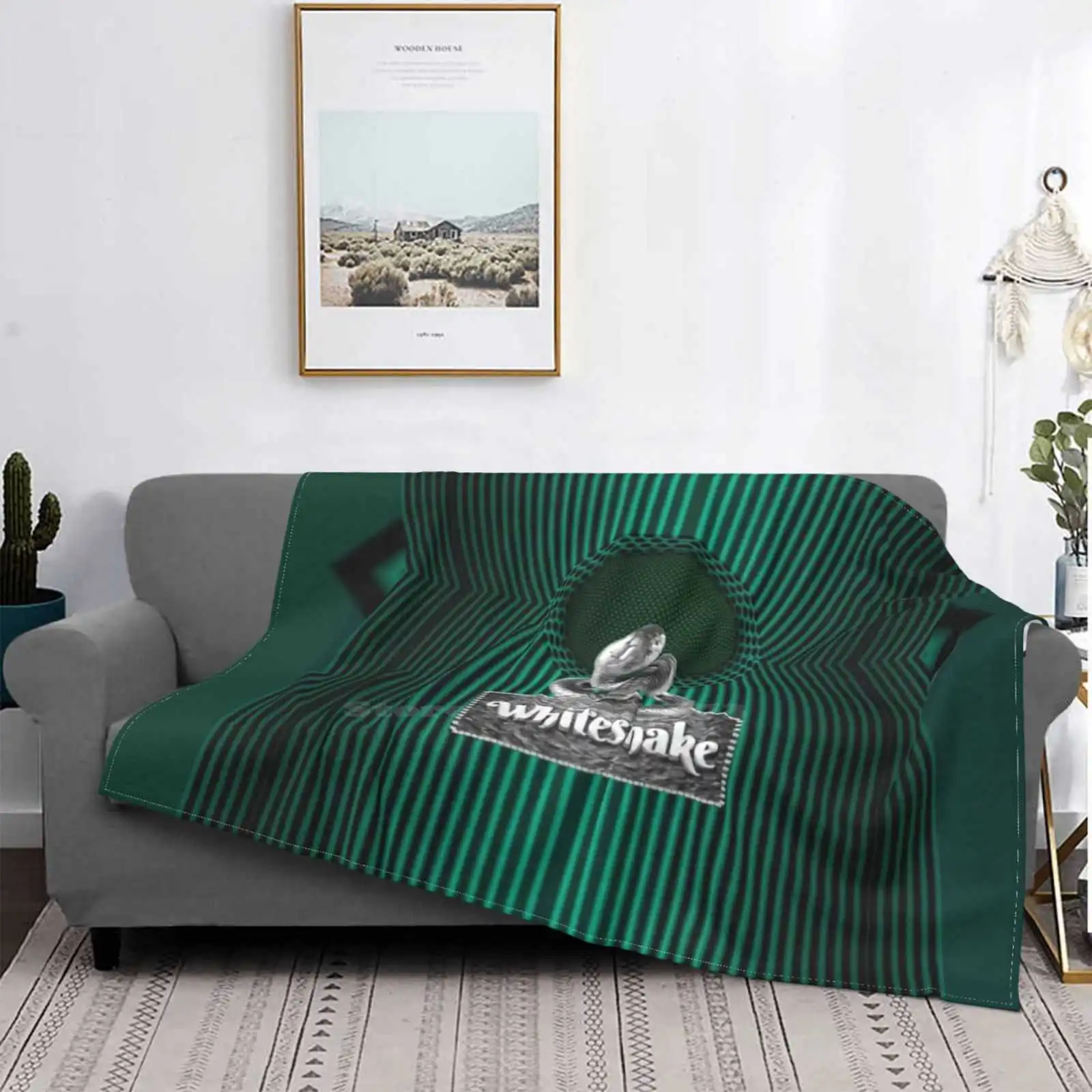 Whitesnake (2) Vendita Calda Stampa Coperta Di Flanella Di Alta Qualità Serpente Bianco Whitesnake Serpente Piton Sonaglio Veleno Pitone Vipers